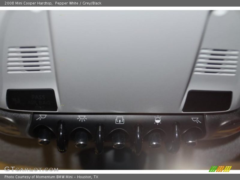 Pepper White / Grey/Black 2008 Mini Cooper Hardtop