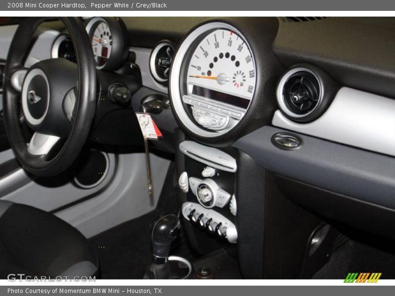 Pepper White / Grey/Black 2008 Mini Cooper Hardtop