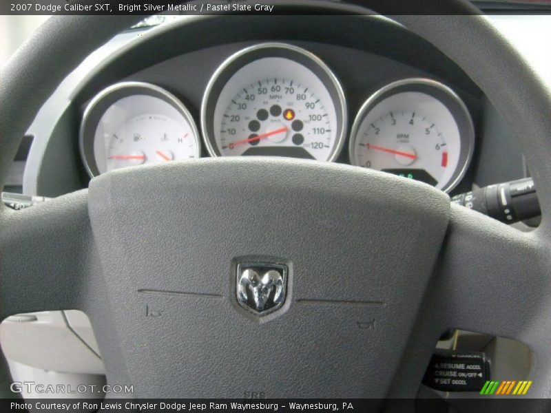 Bright Silver Metallic / Pastel Slate Gray 2007 Dodge Caliber SXT