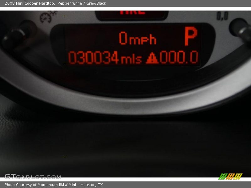 Pepper White / Grey/Black 2008 Mini Cooper Hardtop