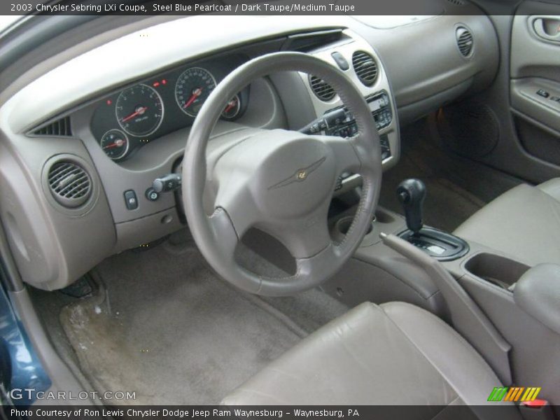  2003 Sebring LXi Coupe Dark Taupe/Medium Taupe Interior