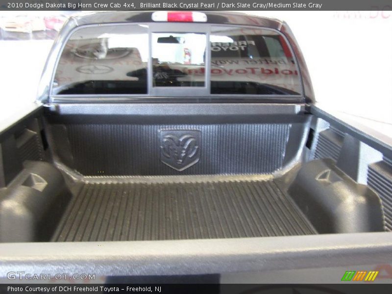 Brilliant Black Crystal Pearl / Dark Slate Gray/Medium Slate Gray 2010 Dodge Dakota Big Horn Crew Cab 4x4