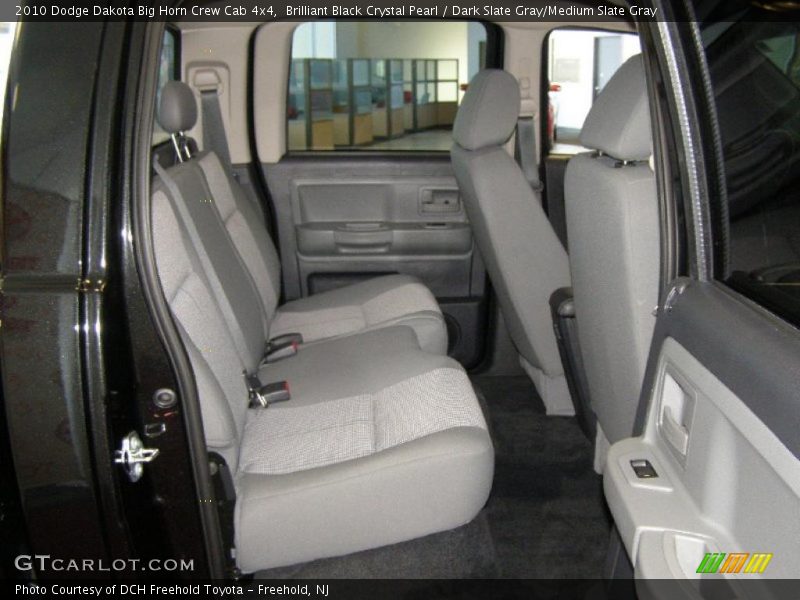 Brilliant Black Crystal Pearl / Dark Slate Gray/Medium Slate Gray 2010 Dodge Dakota Big Horn Crew Cab 4x4