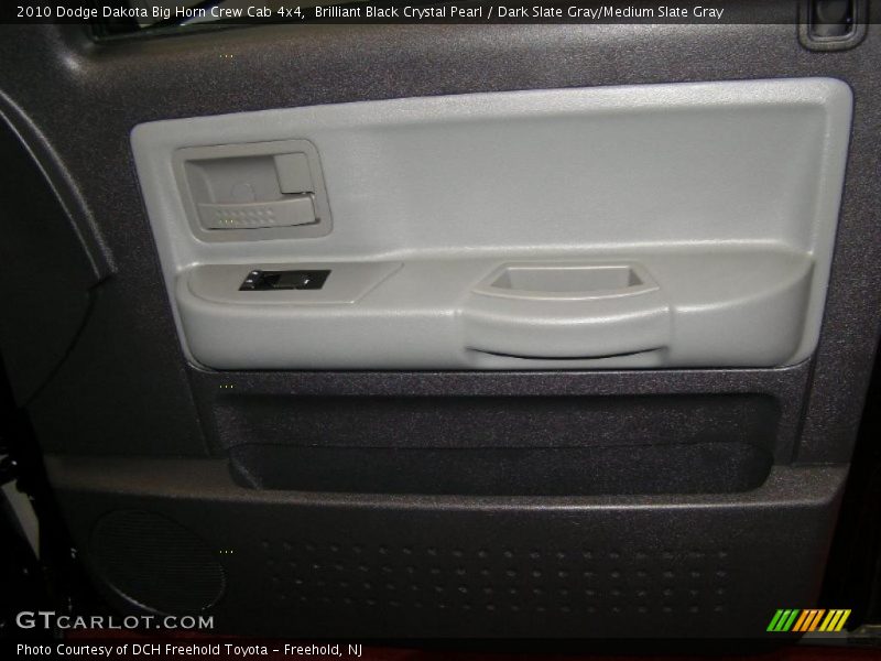 Brilliant Black Crystal Pearl / Dark Slate Gray/Medium Slate Gray 2010 Dodge Dakota Big Horn Crew Cab 4x4
