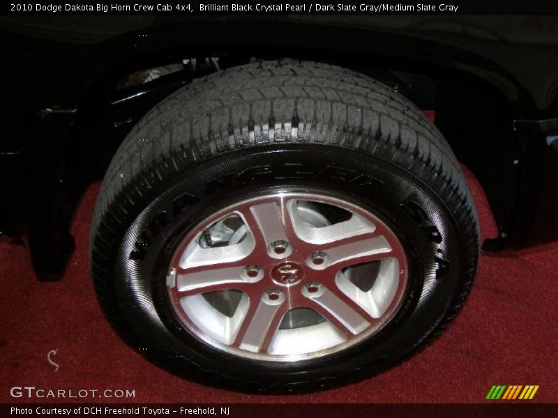 Brilliant Black Crystal Pearl / Dark Slate Gray/Medium Slate Gray 2010 Dodge Dakota Big Horn Crew Cab 4x4