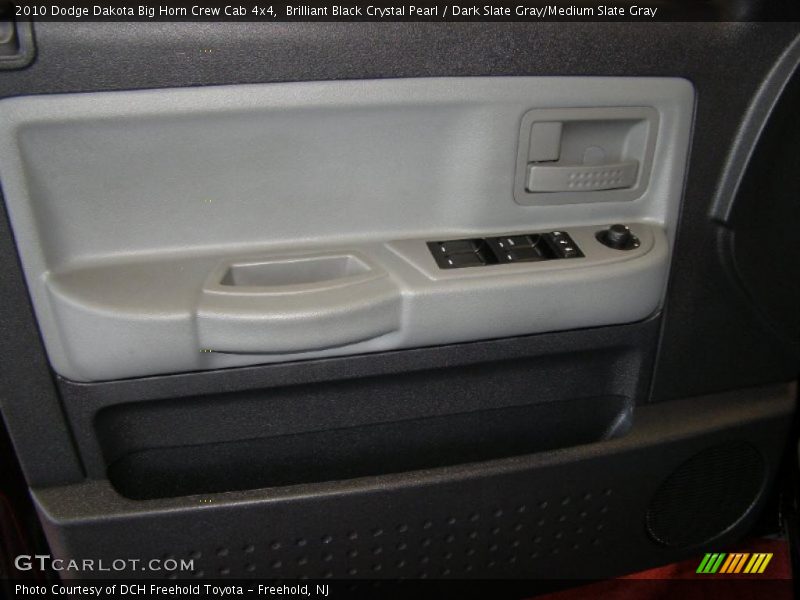 Brilliant Black Crystal Pearl / Dark Slate Gray/Medium Slate Gray 2010 Dodge Dakota Big Horn Crew Cab 4x4