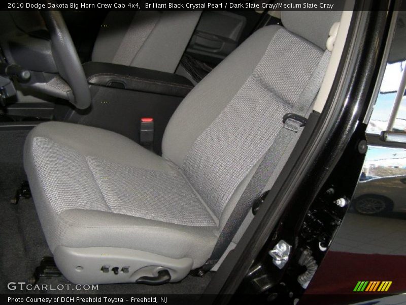 Brilliant Black Crystal Pearl / Dark Slate Gray/Medium Slate Gray 2010 Dodge Dakota Big Horn Crew Cab 4x4