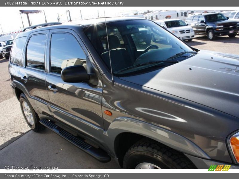 Dark Shadow Gray Metallic / Gray 2002 Mazda Tribute LX V6 4WD