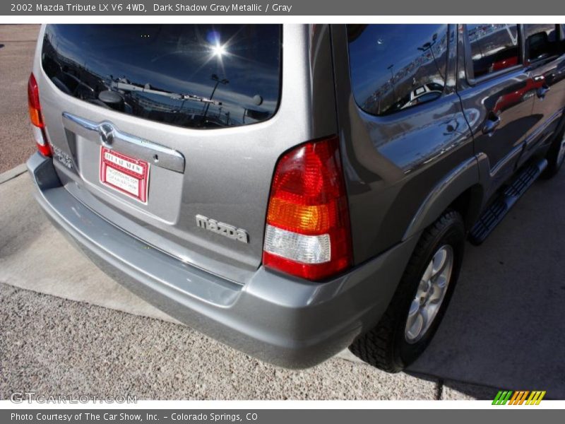 Dark Shadow Gray Metallic / Gray 2002 Mazda Tribute LX V6 4WD