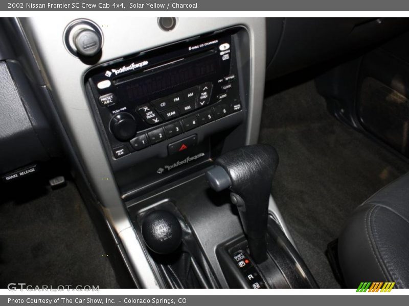 Solar Yellow / Charcoal 2002 Nissan Frontier SC Crew Cab 4x4
