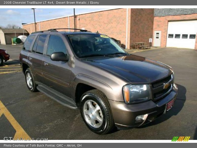 Desert Brown Metallic / Ebony 2008 Chevrolet TrailBlazer LT 4x4
