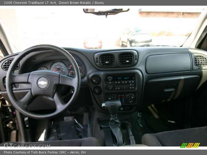 Desert Brown Metallic / Ebony 2008 Chevrolet TrailBlazer LT 4x4