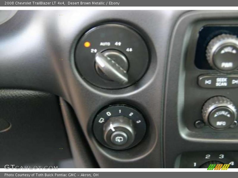 Desert Brown Metallic / Ebony 2008 Chevrolet TrailBlazer LT 4x4