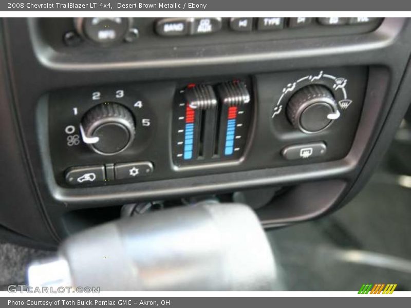 Desert Brown Metallic / Ebony 2008 Chevrolet TrailBlazer LT 4x4