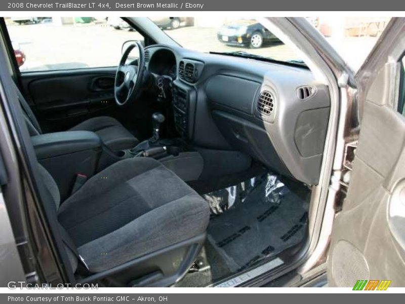 Desert Brown Metallic / Ebony 2008 Chevrolet TrailBlazer LT 4x4