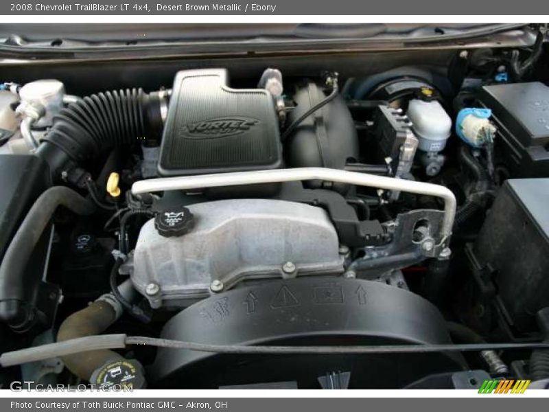 Desert Brown Metallic / Ebony 2008 Chevrolet TrailBlazer LT 4x4