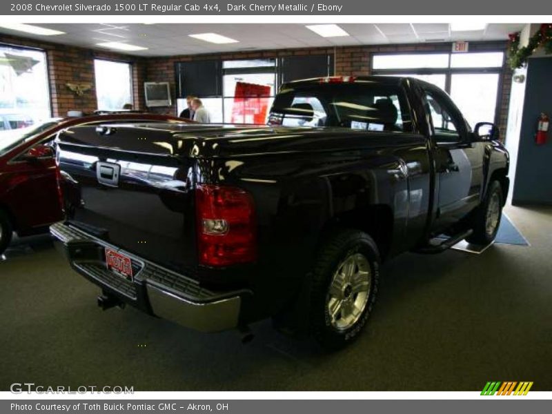 Dark Cherry Metallic / Ebony 2008 Chevrolet Silverado 1500 LT Regular Cab 4x4