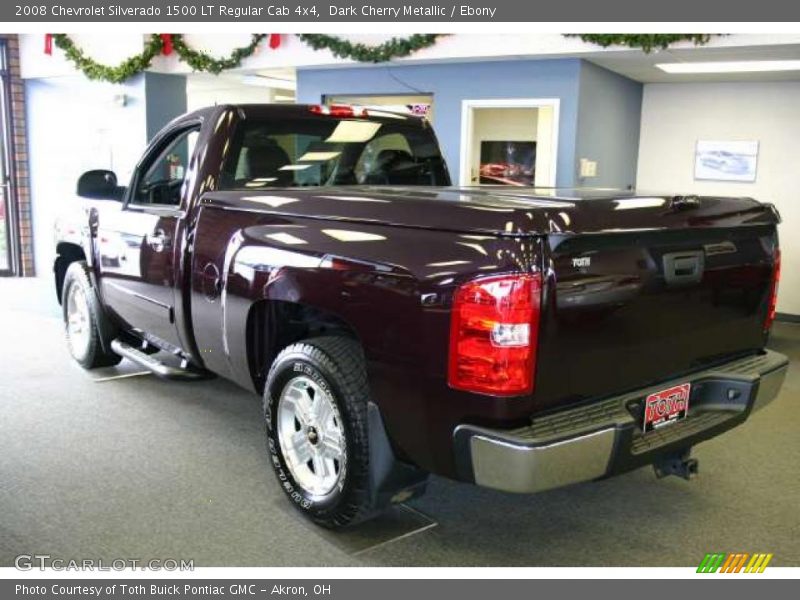 Dark Cherry Metallic / Ebony 2008 Chevrolet Silverado 1500 LT Regular Cab 4x4