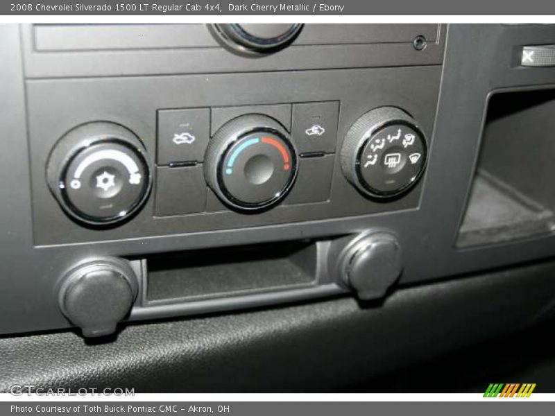 Dark Cherry Metallic / Ebony 2008 Chevrolet Silverado 1500 LT Regular Cab 4x4