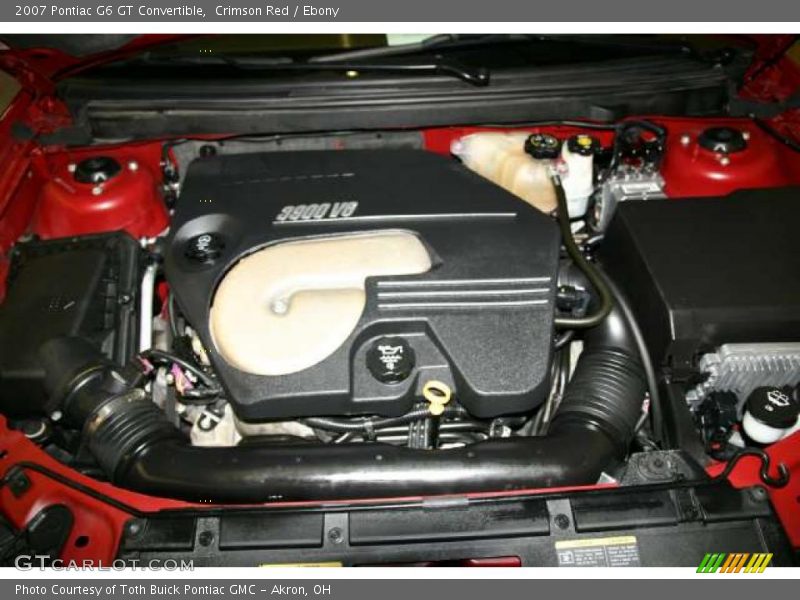 Crimson Red / Ebony 2007 Pontiac G6 GT Convertible