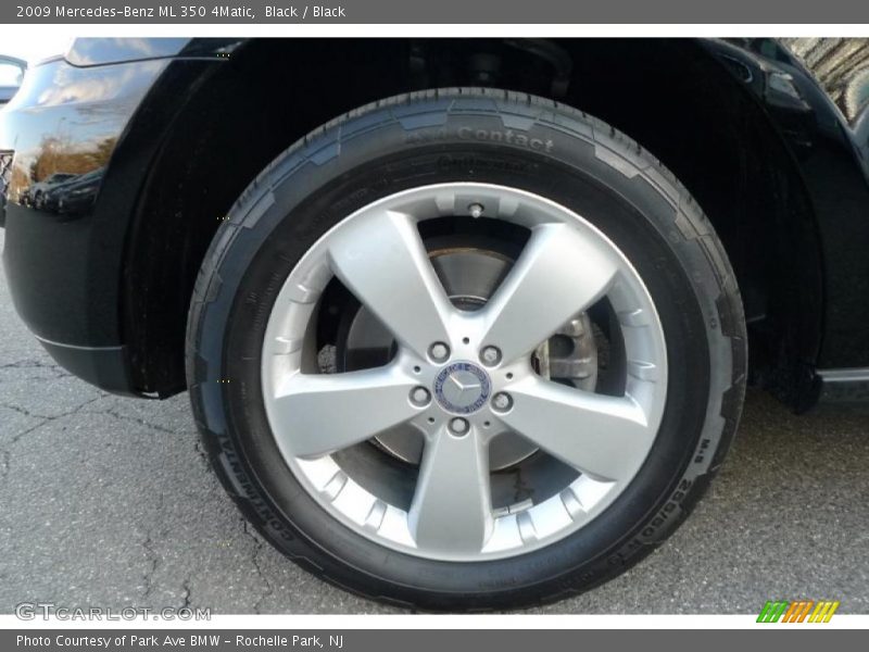 Black / Black 2009 Mercedes-Benz ML 350 4Matic