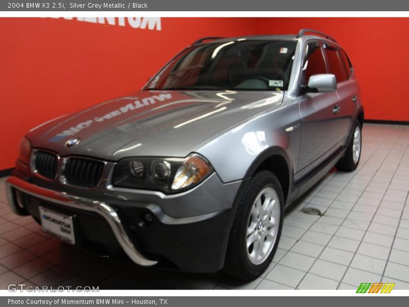 Silver Grey Metallic / Black 2004 BMW X3 2.5i