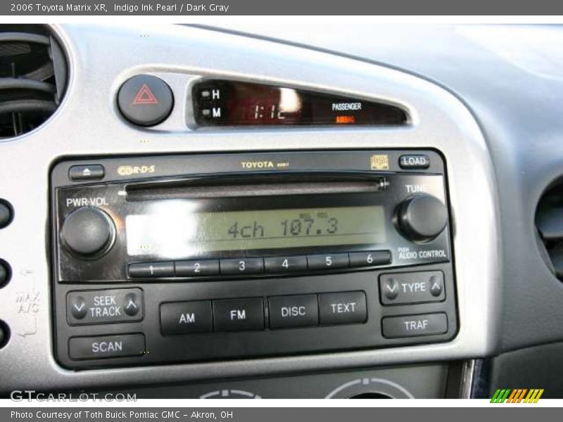 Indigo Ink Pearl / Dark Gray 2006 Toyota Matrix XR