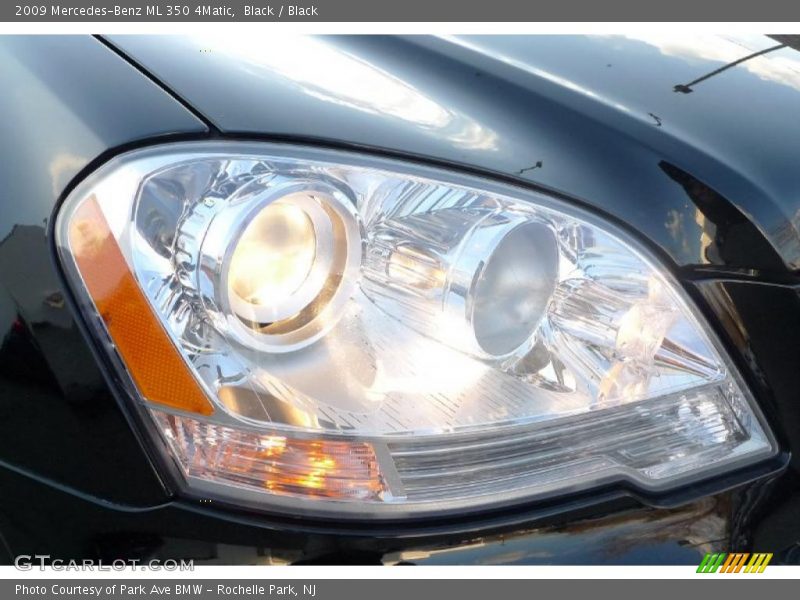 Black / Black 2009 Mercedes-Benz ML 350 4Matic
