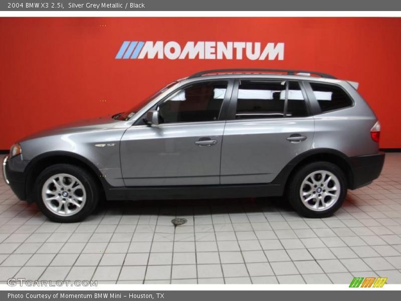 Silver Grey Metallic / Black 2004 BMW X3 2.5i