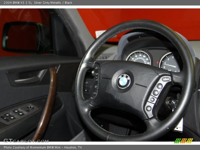 Silver Grey Metallic / Black 2004 BMW X3 2.5i