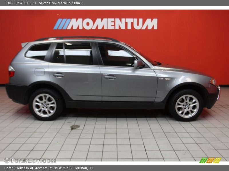 Silver Grey Metallic / Black 2004 BMW X3 2.5i