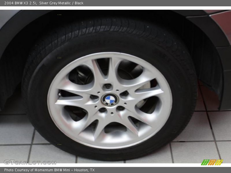 Silver Grey Metallic / Black 2004 BMW X3 2.5i
