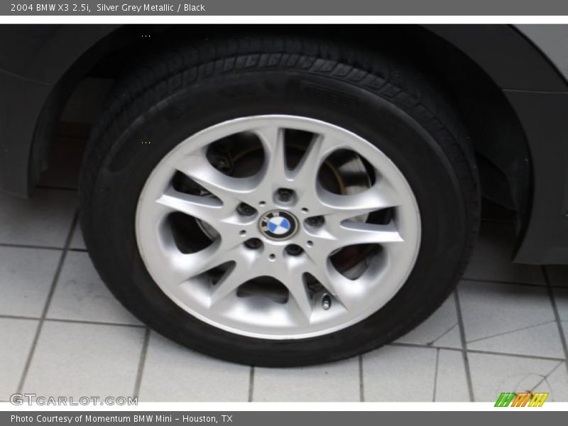 Silver Grey Metallic / Black 2004 BMW X3 2.5i