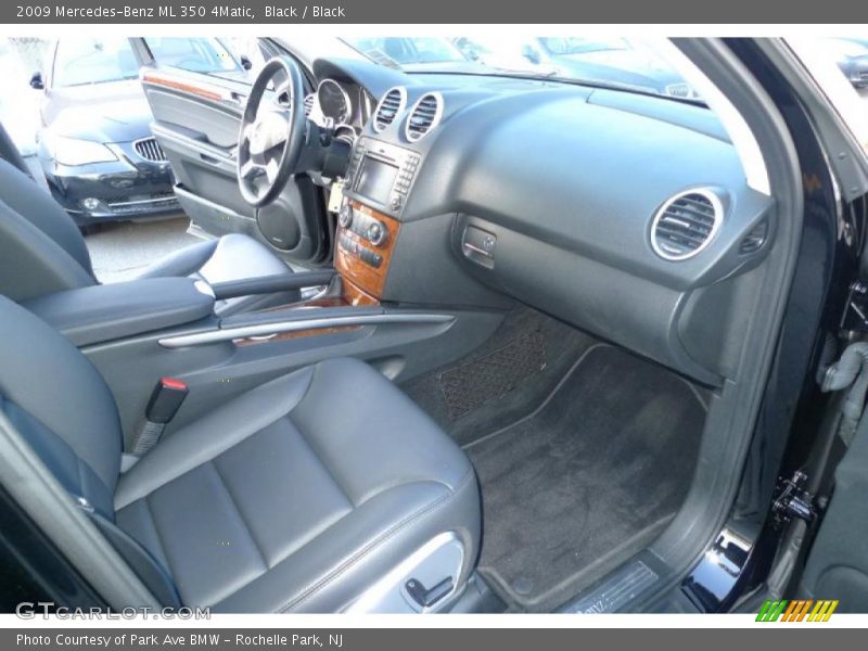 Black / Black 2009 Mercedes-Benz ML 350 4Matic