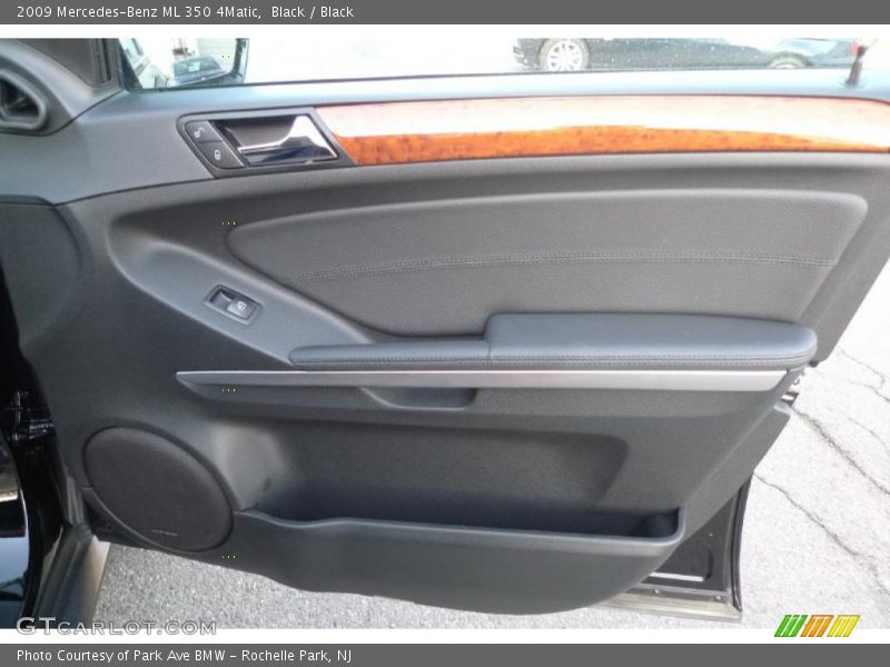 Black / Black 2009 Mercedes-Benz ML 350 4Matic