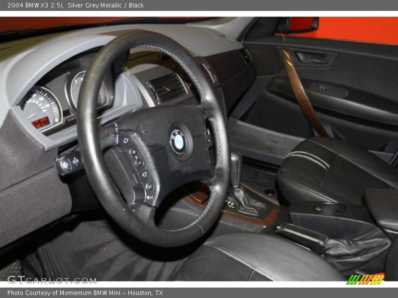 Silver Grey Metallic / Black 2004 BMW X3 2.5i