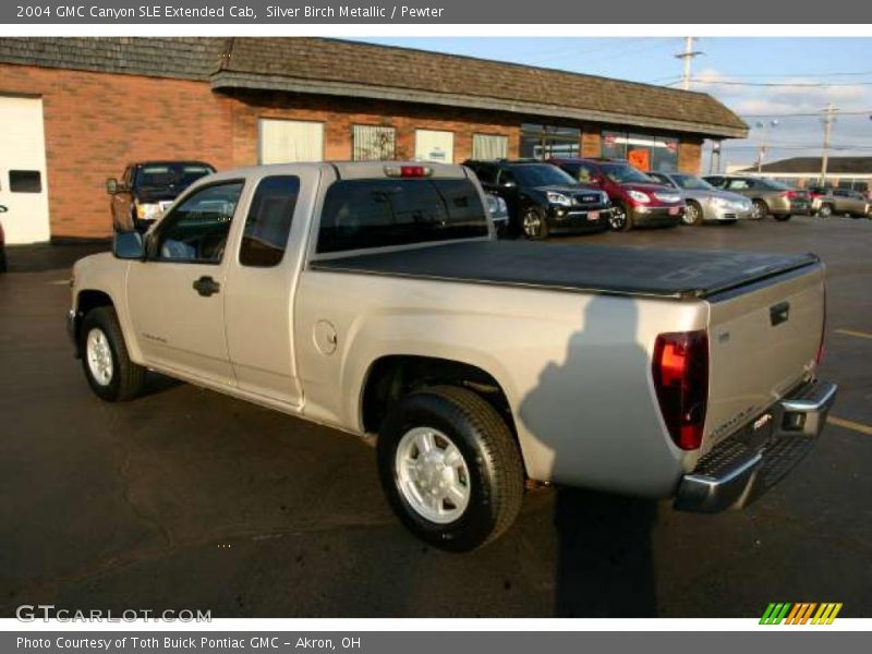 Silver Birch Metallic / Pewter 2004 GMC Canyon SLE Extended Cab