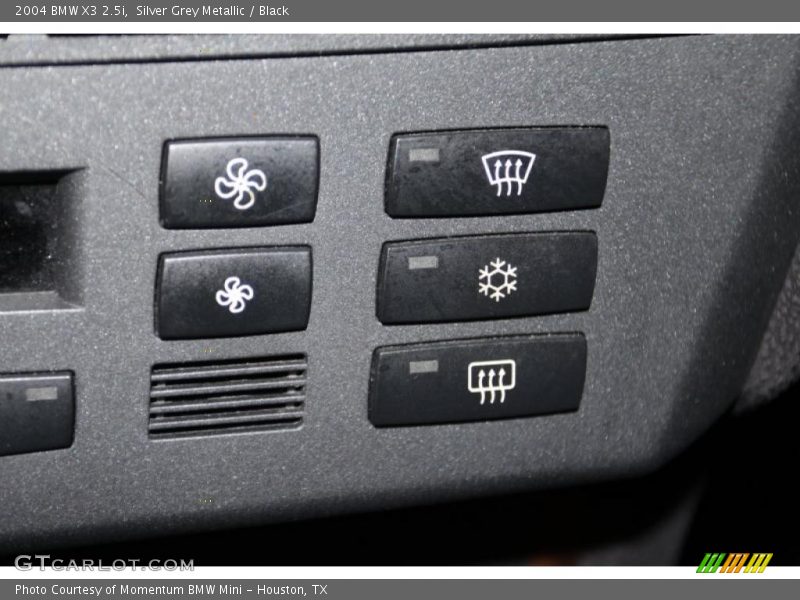 Silver Grey Metallic / Black 2004 BMW X3 2.5i