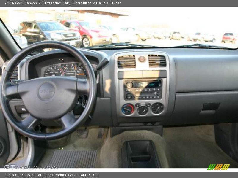 Silver Birch Metallic / Pewter 2004 GMC Canyon SLE Extended Cab