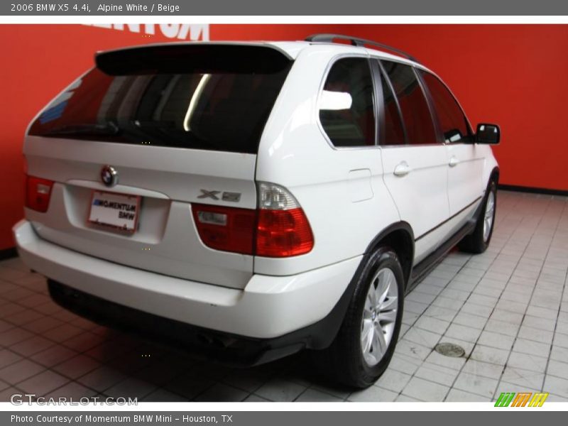 Alpine White / Beige 2006 BMW X5 4.4i