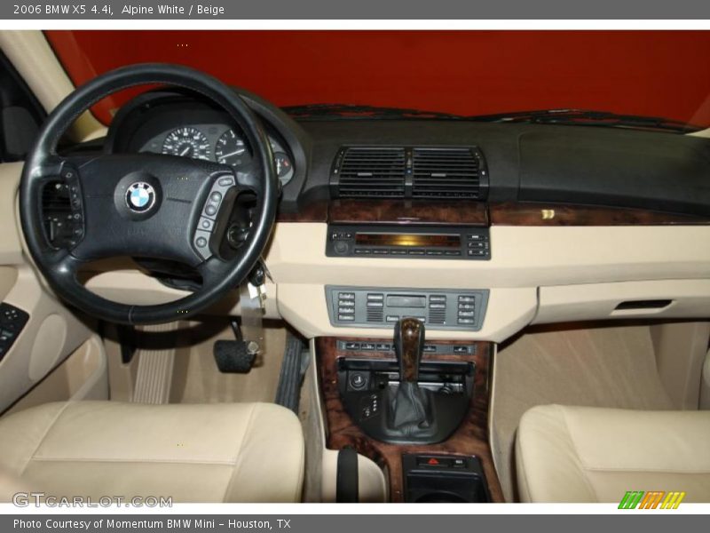 Alpine White / Beige 2006 BMW X5 4.4i