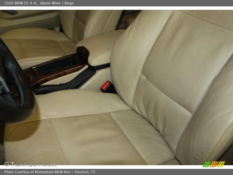 Alpine White / Beige 2006 BMW X5 4.4i