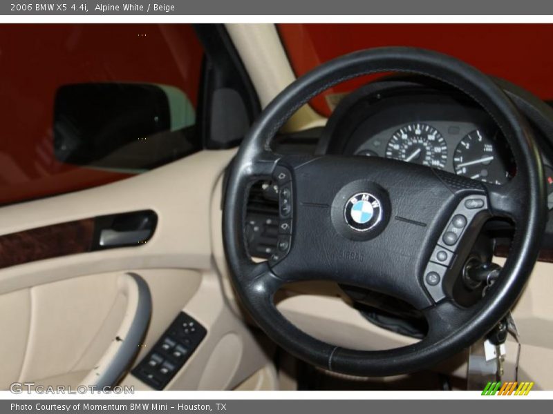 Alpine White / Beige 2006 BMW X5 4.4i