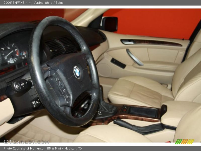 Alpine White / Beige 2006 BMW X5 4.4i