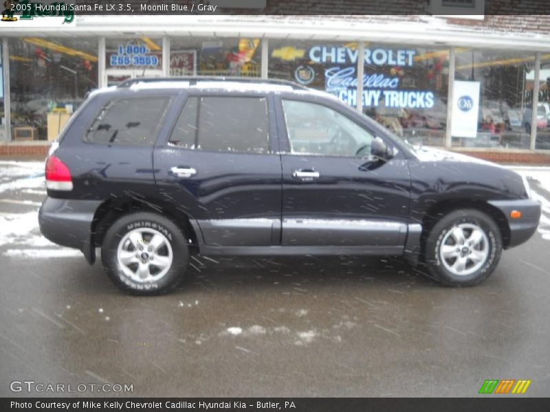 Moonlit Blue / Gray 2005 Hyundai Santa Fe LX 3.5