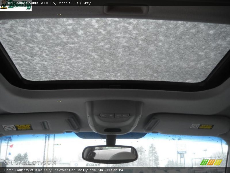 Moonlit Blue / Gray 2005 Hyundai Santa Fe LX 3.5