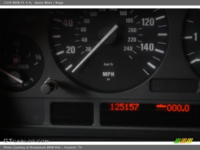 Alpine White / Beige 2006 BMW X5 4.4i