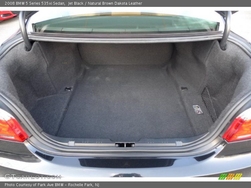 Jet Black / Natural Brown Dakota Leather 2008 BMW 5 Series 535xi Sedan