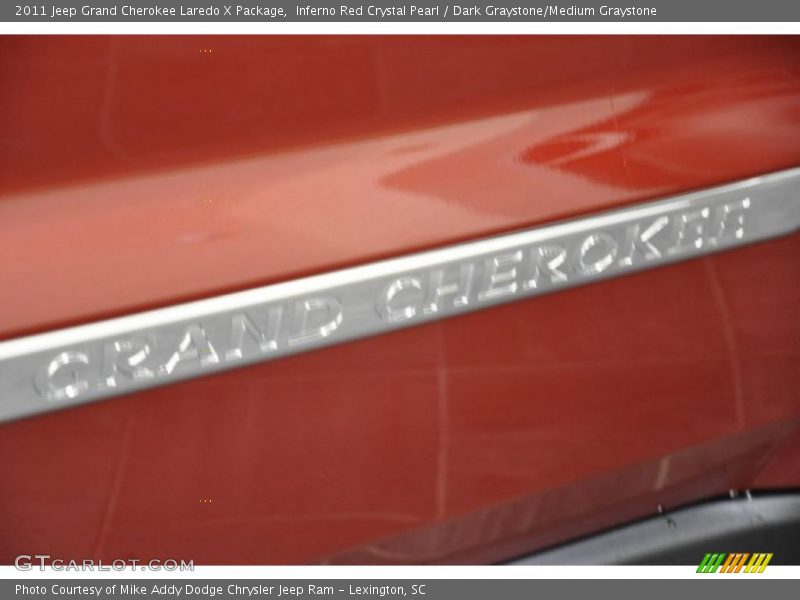 Inferno Red Crystal Pearl / Dark Graystone/Medium Graystone 2011 Jeep Grand Cherokee Laredo X Package
