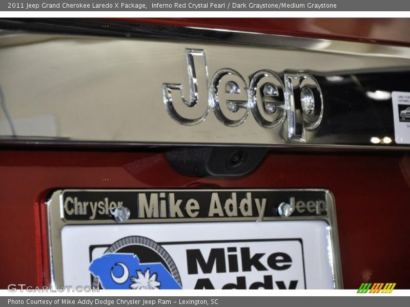 Inferno Red Crystal Pearl / Dark Graystone/Medium Graystone 2011 Jeep Grand Cherokee Laredo X Package
